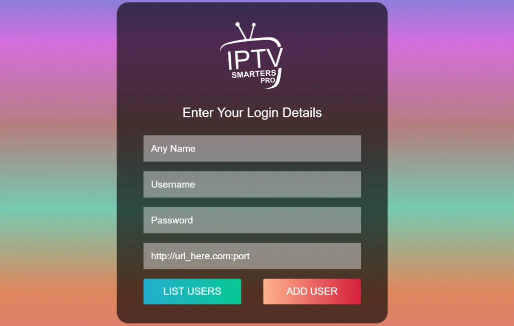 IPTV Smarters Pro voor Windows